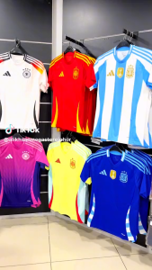 Bộ quần áo bóng đá các đội tuyển quốc gia EURO 2024 - Bộ đồ bóng đá đẹp - Chất vải thoáng mát thấm hút mồ hôi cực tốt