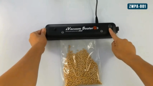 Mesin Vacuum Sealer Makana Automatic 2IN1 ZWPA-001 Penyegel & Vacuum Makanan Basah dan Kering Food Free 10pcs Vacuum bags | Sealing Machine - TC
