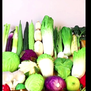 ผักปลอม ผักผลไม้ปลอม สำหรับตกแต่งร้านอาหาร แต่งบ้าน แต่งร้านค้า