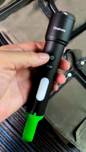 Orashare Rechargeable waterproof Flashlight COB Super Bright Torch Light LED Camping Light With Hook