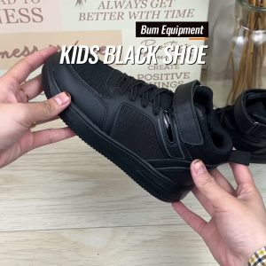 BUM Equipment Kasut Kanak-Kanak Kids Shoes CS816 Warna Hitam - Black School Shoe/Kasut Sekolah