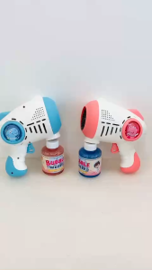 [HÌNH THẬT] Đồ chơi trẻ em súng bắn bong bóng xà phòng Khủng long dùng pin có đèn súng phun bong bóng xà bông HL025