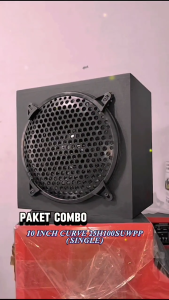 Paket Combo Curve 10 25H100SUWPP + Box 10 Inch Kotak Single