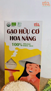 Gạo ST25 Hữu Cơ Hoa Nắng 2Kg (Vàng Lúa Chín) - Cơm dẻo nhiều vị ngọt thơm tự nhiên