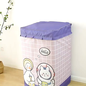 LonlyDance ผ้าคลุมเครื่องซักผ้า กันน้ำกันแดด ทนทานไม่เปื่อยง่าย 6.8-15kg