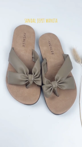 Sandal Jepit Wanita Pita Teplek Cantik Sol Karet Tebal Tidak Licin Avenlee Hilde