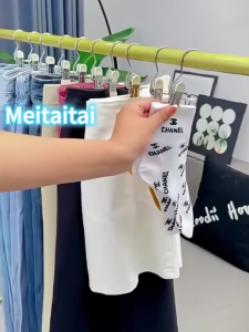 Greenika ที่หนีบผ้าสแตนเลสสีสันสดใส กันลื่นกันลม อเนกประสงค์ รับน้ำหนักได้ดี คลิปเก็บเสื้อผ้า ประหยัดพื้นที่