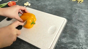 JODY DOUBLE SIDED CUTTING BOARD STAINLESS JERAMI CHOPPING MULTIFUNGSI TALENAN PENGASAH PISAU PARUTAN