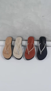 Threepoint Sandal Wedges Wanita Thostee - Ghea