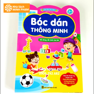 Sách - Bộ 6 Cuốn Bóc Dán Thông Minh Cho Bé Từ 2-6 Tuổi - Song Ngữ Việt Anh