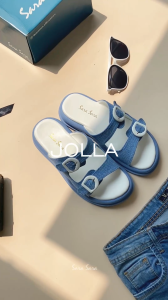 Sara Sara Jolla | Sandal Slip On Wanita Stylish Motif Ban Dua Fashion Kasual Kekinian Santai Rumahan Trendy Terbaru Murah Kualitas Terbaik Flash Sale COD