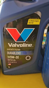 ชุดน้ำมันเครื่องและเกียร์ CVTF TOYOTA ดูโอ้ / วาโวลีน ดูราเบลน 5W-30 3ลิตร + วาโวลีน CVT สังเคราะห์ 4 ขวด + กรองเครื่อง ดูโอ้ แท้
