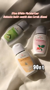 VIVA White Moisturizer with Extra Mulberry Soybean Yogurt | All Type Skin Brightening Nutrition Glowing Moist Smooth Skin 30 ml