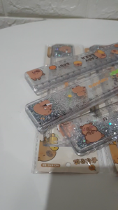 PENGGARIS AIR 20cm QUICKSAND RULER MOTIF CAPIBARA KAPIBARA LUCU IMUT