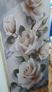 สติกเกอร์ติดประตู 3D Door Sticker วอลล์เปเปอร์ สติ๊กเกอร์ติดประตู wallpaper ตกแต่งร้านกาแฟ โรงแรม