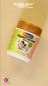 Holistic Way Essentials Liquid Calcium 1500mg – Supports Strong Bones Teeth Muscle & Nerve Function (180 Softgels)