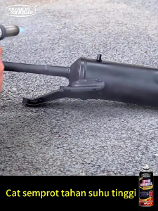 400ml Cat Knalpot Motor Mobil Anti Panas 800°C Hitam Doff Cat Semprot Tahan Panas Knalpot Cat Semprot Anti Panas