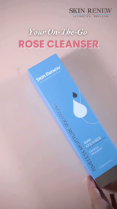 【QMM】SKIN RENEW Rose Cleanser 150ml - gentle and nourishing 100% Rose hydrosol water Make up Remover Removing even the most stubborn makeup