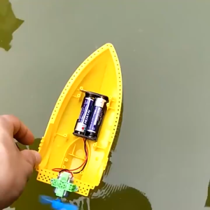 Thân thuyền nhựa mini KIT tàu rc vỏ cano dùng để chế tàu thuyền nhỏ DIY học tập Steam rất bền