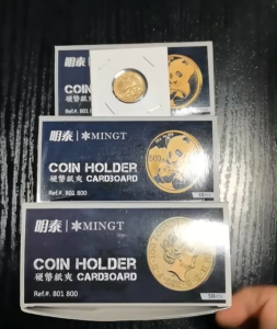 MINGTAI (PCCB) Coin Holder Protector Cardboard (50pcs/box)