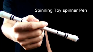 1PCS Flexible Student Finger Balance Spinning Pen Light-Up Rotating Oily Pen for Gaming Tricks and Gifts