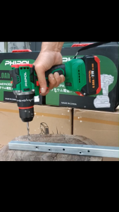 Máy khoan vít đầu 10 PHIPOL PH3023 pin 10 cell - 21V động cơ không chổi than chân pin phổ thông