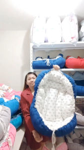 FREE Embroid! 100% Pure Cotton 6in1 Mall Quality Baby Nest Crib Nest Baby Bed