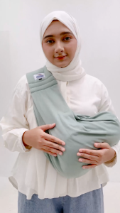 Gendongan Bayi Samping Instan Geos Busa Gen Two Premium plus Pouch