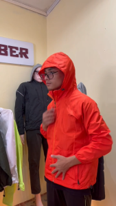 Saiber Jaket Olahraga Running Hoodie
