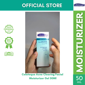 Celeteque Acne Clearing Facial Moisturizer Gel 50Ml Skincare Perawatan Kulit Wajah Berjerawat