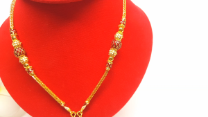 no18 สร้อยคอ สี่เสาไซร์ใหญ่สุโขทัยลงยา ทองหุ้ม 100% ยาว 18 – 20 – 22 - 24 นิ้ว น้ำหนัก 3 บาท เกรดร้านทอง