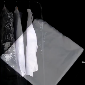 10PCS Dust bag clothes cover clothes dust cover transparent thick plastic clothes storage bag dry clean