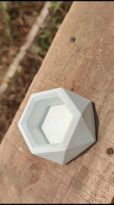 (12 PCS) 1 Lusinan Pot Mini Hexagonal Segi enam Pot Kaktus Sukulen/ Wadah lilin /souvenir Murah