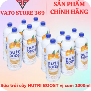 Nước uống sữa trái cây NUTRI BOOST hương cam chai 1L