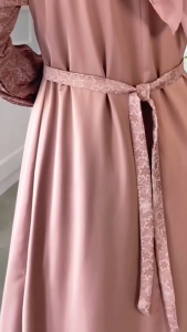 BAJU GAMIS PESTA ETHICA KAGUMI 327 MAUVE / DRESS GAUN PESTA & KONDANGAN WANITA FRESH & ELEGANT