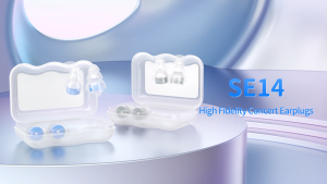 New Bee SE14 Earplugs for Concerts SNR 24dB Earplugs for Music Festival Earplugs Noise Cancelling Hearing Protection Silicone Earplugs for Music Festival DJ’s Bars Sports Concerts