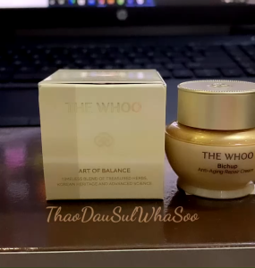 NEW 8ML Kem THE WHOO Bichup Anti Aging Repair Cream dưỡng chống lão hóa tự hồng nhuận da đỉnh cao