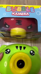 Mainan AIR BALL BUBBLE KAMERA 59036: Mainan Anak Camera Bubble Elektrik Gelembung Busa