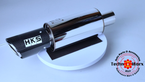 HKS Small Hyper short CF Carbon Fiber Orig Muffler Jasma Can Deep Free flow Japan Stainless greddy
