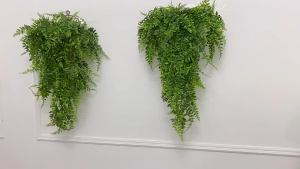 80cm Artificial Hanging Ferns Plants Vine Fake Ivy Boston Fern Wall Plant Outdoor Resistant Plastic Flawerer Lear Decor