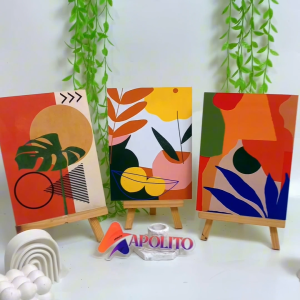 HIASAN DINDING ABSTRAK WALL DECOR PAJANGAN POSTER KAYU HIASAN DINDING KAMAR RUANGAN ABSTRAK