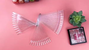 50pcs Display Warna Kuku Palsu Nail Art Tools Ring Chart Nail Color Display Manicure Pedicure KU068