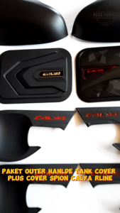 Paket Outer Cover Door Handle Tank Cover Plus Cover Spion Mobil Calya 2016 - 2023 All Variant Rline