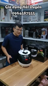 Nồi cơm điện tử kiêm Nồi áp suất Nồi đa chức năng Nineshield dung tích 5L - KB1006 10 chế độ nấu tự động