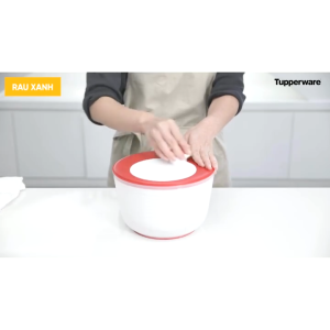 Dụng cụ quay rau Tupperware Spinning Chef - Hàng chính hãng - Nhựa nguyên sinh an toàn cho sức khỏe
