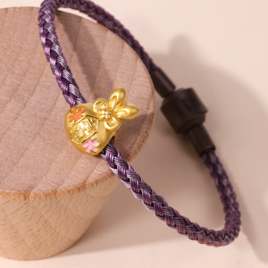 Chow Sang Sang 周生生 999 24K Gold Charme  Blessings & Culture 幸福 Lucky Mini Charm 93824C [Bracelet not included][DO NOT BUY] #Membership Points Redemption