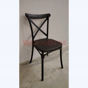Vedourstyle Cross Back Cafe Chair Kerusi Kafe PP Chair Plastic Chair Curved back Chair Outdoor Dining Chair Kerusi Makan Mamak