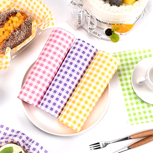 100pcs Food Paper Liners Greaseproof Paper Sandwich Wrapper Paper Bread Burger Baking Food Wrapping