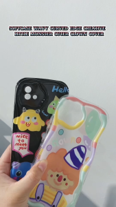 SOFTCASE SILIKON SOFT CASE WAVY CURVED EDGE CREATIVE LITTLE MONSTER CUTER CLOWN COVER FOR INFINIX NOTE 40 NOTE 40 PRO HOT 40 40i 40 PRO -BAD