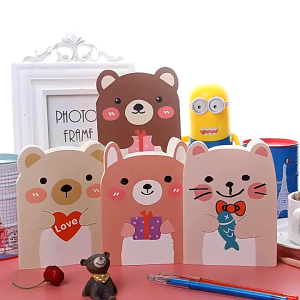 Cute Bear Notepad Doorgift Small Book 1Pcs Cartoon Diary Portable Notebook Stationery Buku Nota